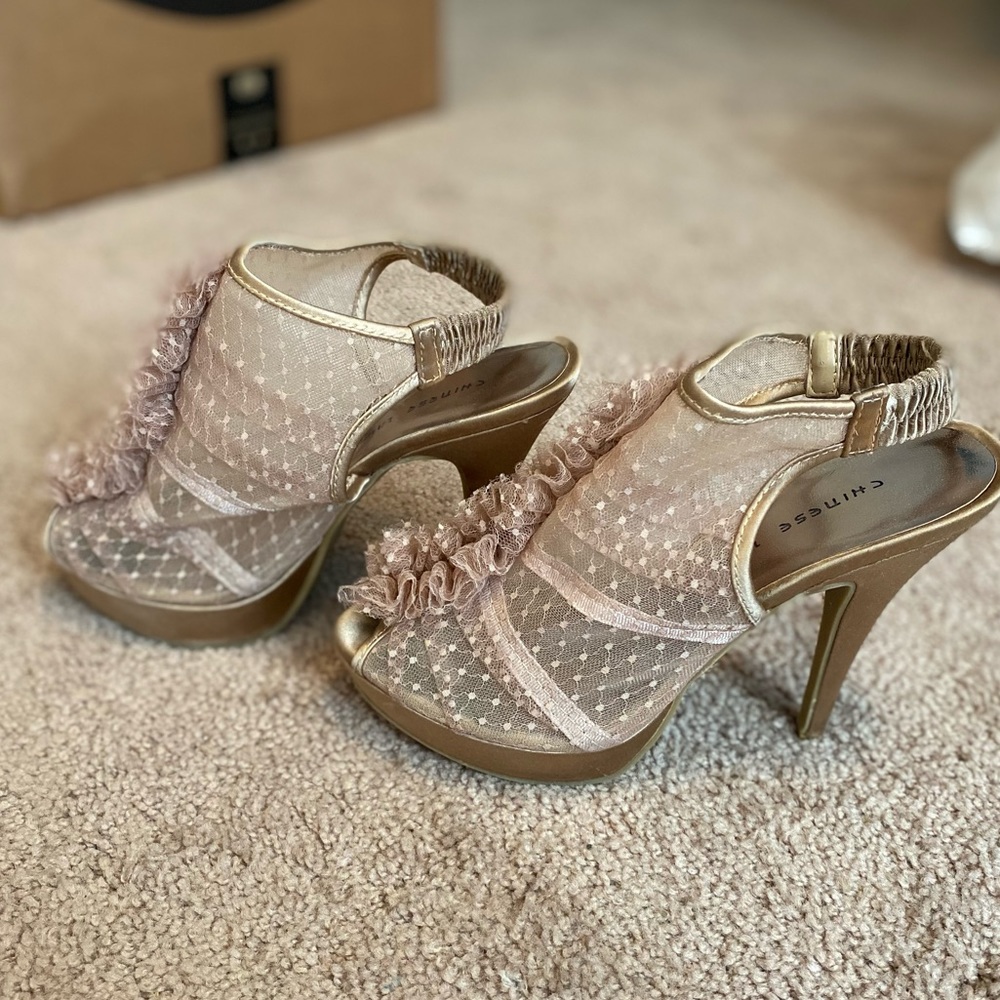 Lace High Heels by Chinese Laundry